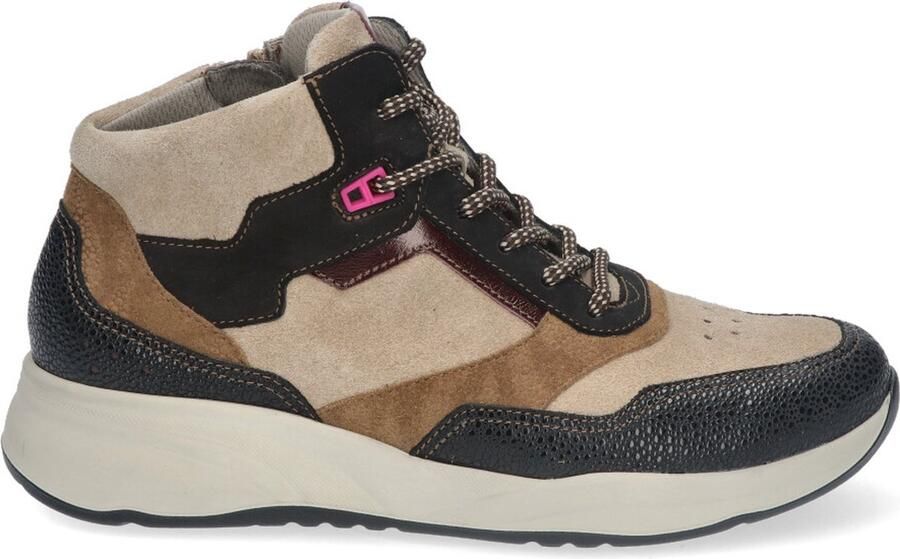 Durea 9778~H~~~~~~~~~~~~~~~~~~~~~~~~ Half-hoge schoenen Wit beige