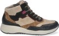 Durea 9778~H~~~~~~~~~~~~~~~~~~~~~~~~ Half-hoge schoenen Wit beige - Zwart