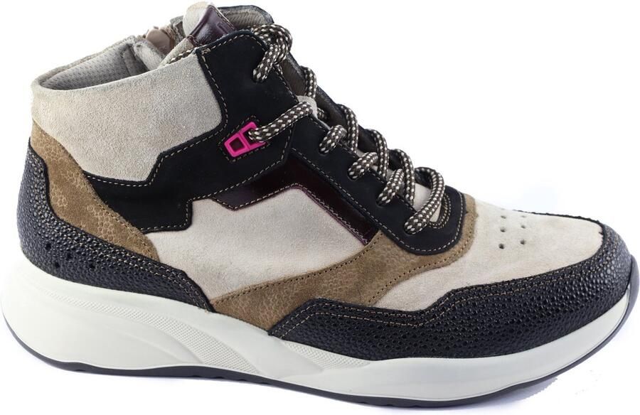 Durea 9778~H~~~~~~~~~~~~~~~~~~~~~~~~ Half-hoge schoenen Wit beige - Foto 4