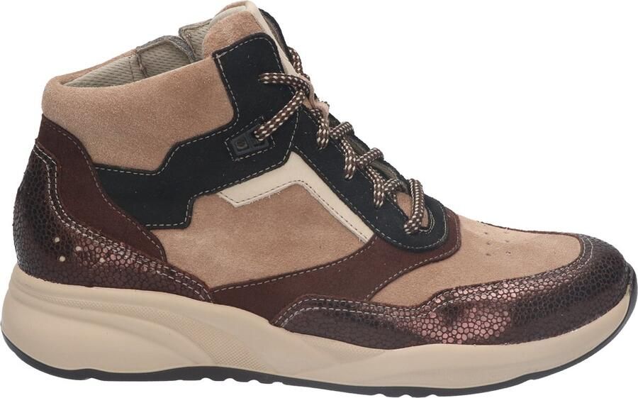Durea 9778 Sneaker Donkerbruin Antiekroze K