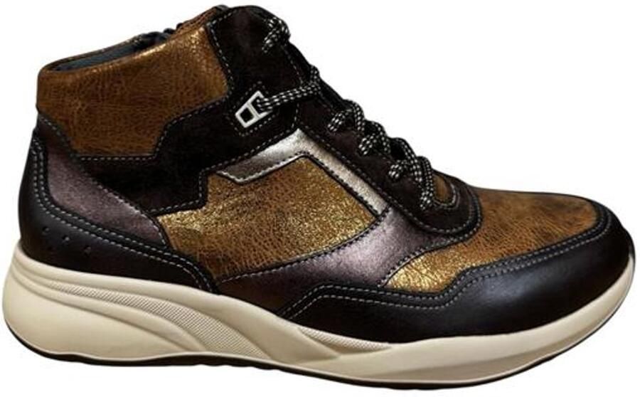 Durea 9778 Sneaker Donkerbruin Whisky H
