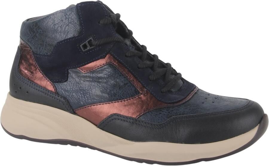 Durea 9778.605.1918-H dames veterboots sportief (6) blauw