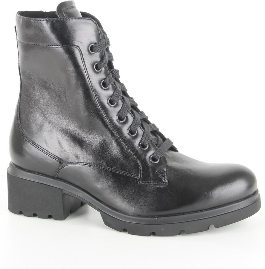Durea 9785 H Volwassenen Veterlaarzen Hoge sneakers Dames veterschoenenHalf-hoge schoenen Zwart - Foto 2