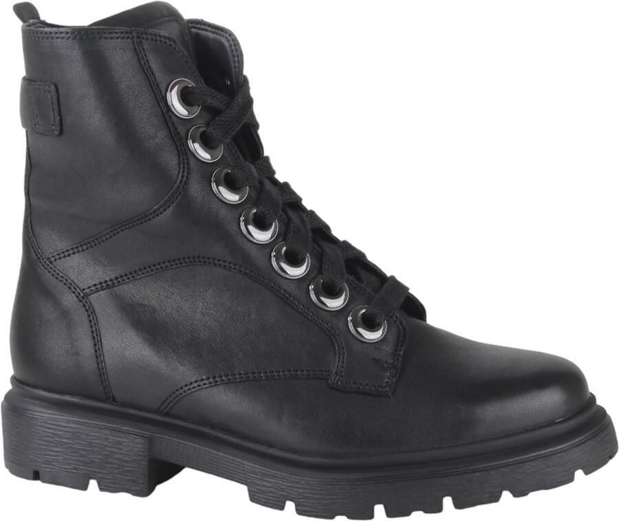 Durea 9809.758.5598-K dames veterboots sportief (5) zwart