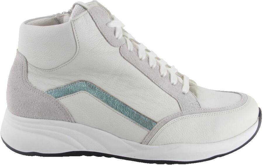 Durea 9811.609.1517-M dames veterboots sportief wit