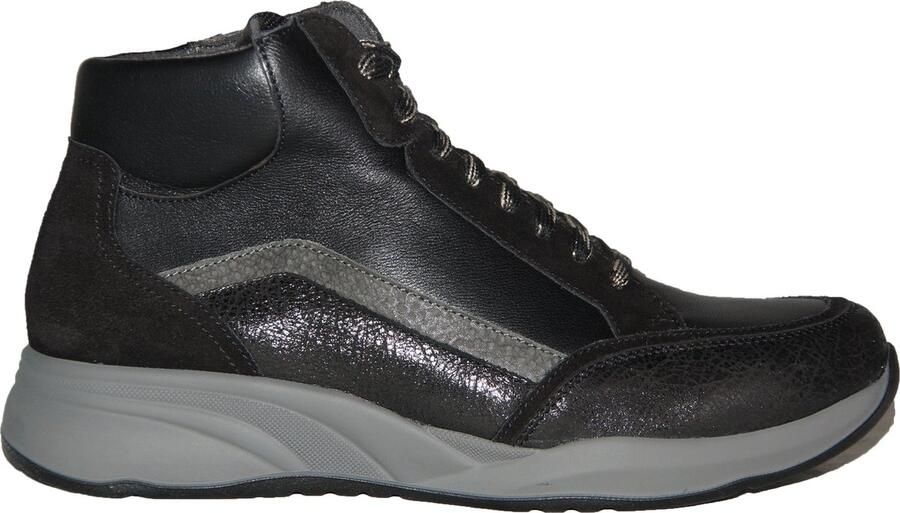 Durea 9811 605 1343 Black H-wijdte Veterschoenen
