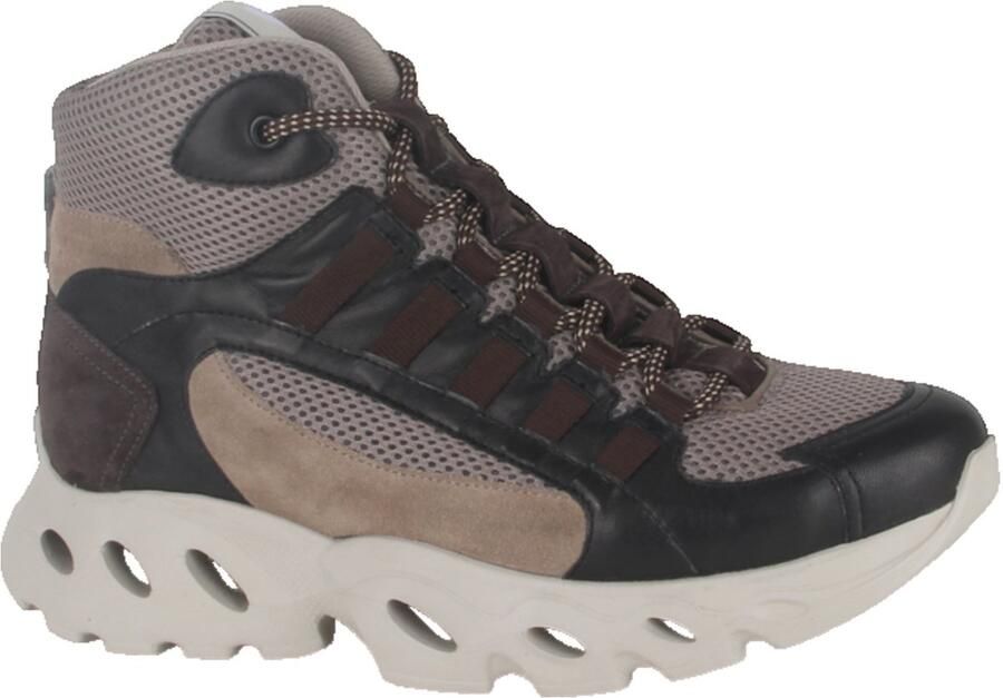 Durea 9831.608.2287-K dames veterboots sportief (6) zwart
