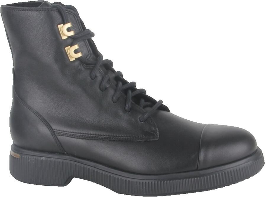 Durea 9837.832.1186-E dames veterboots sportief (6) zwart