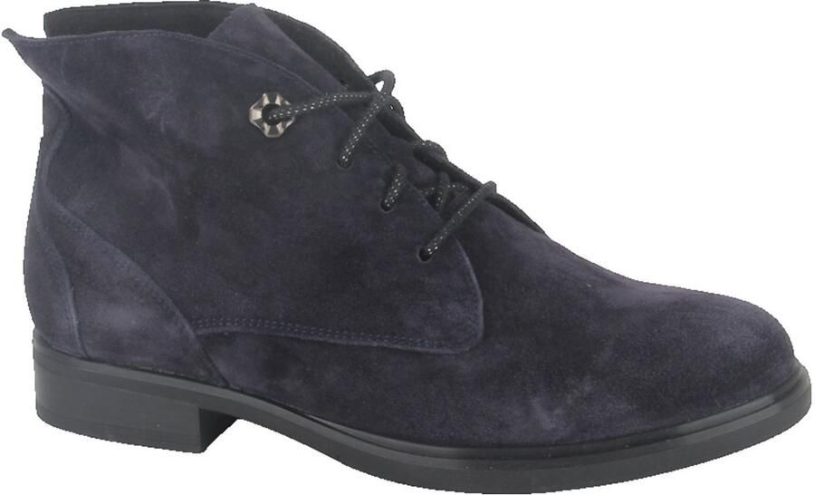 Durea 9840.835.7563-H dames veterboots gekleed (6) blauw