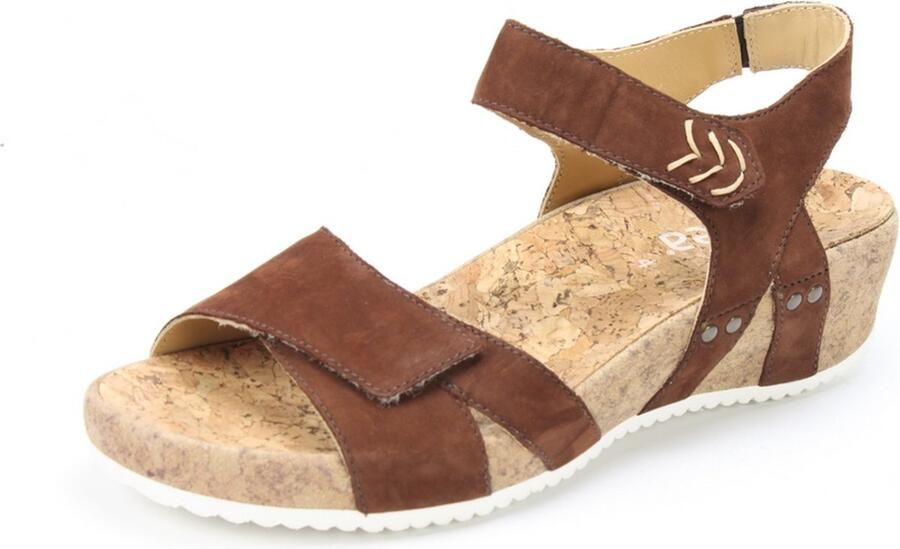 Durea Dames Sandaal 7400-024-9022 Bruin Wijdte G (40.5) - Foto 5