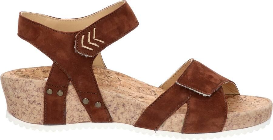 Durea Dames Sandaal 7400-024-9022 Bruin Wijdte G (40.5) - Foto 7