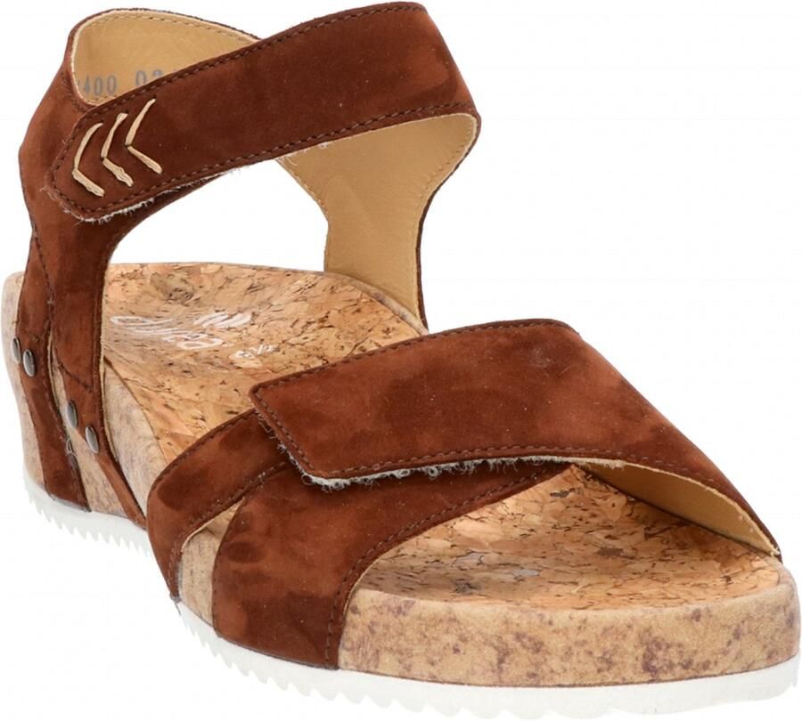 Durea Dames Sandaal 7400-024-9022 Bruin Wijdte G (40.5)