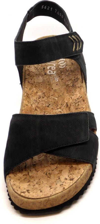 Durea Dames Sandaal 7400-024-9024 Zwart Wijdte G (37.5) - Foto 5