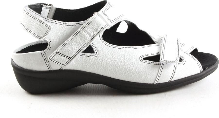 Durea 7258 G Volwassenen Platte sandalen Wit beige - Foto 3