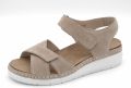 Durea Dames Sandaal 7432-035-2067 Taupe Wijdte H (41) - Bruin
