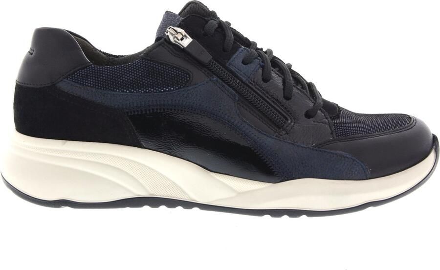 Durea Dames Sneakers 6318-605-2265 dk Blauw Zwart