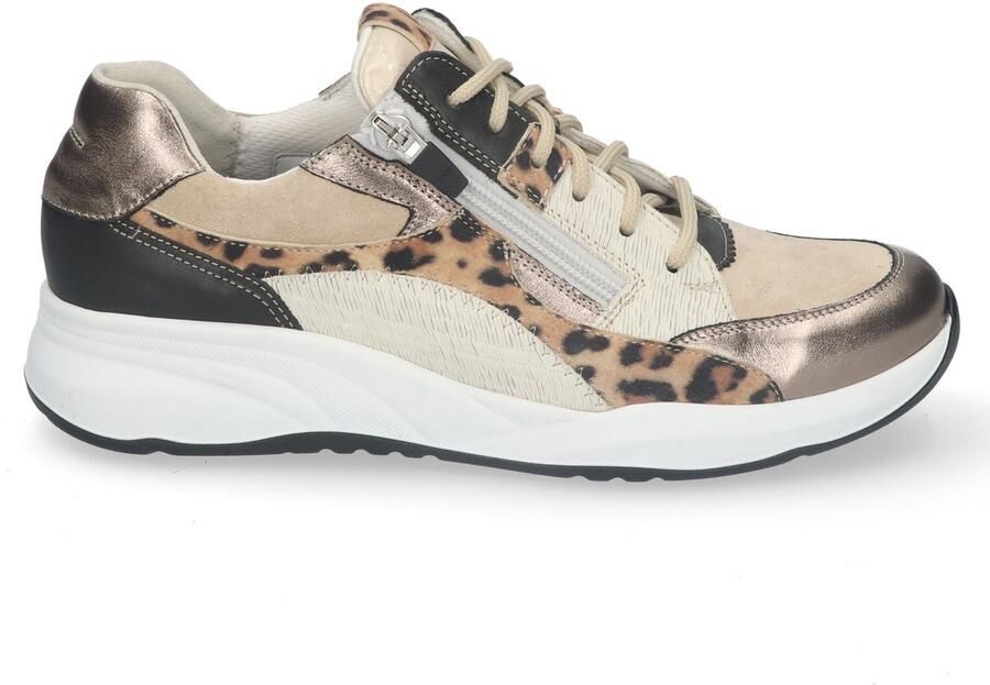 Durea dames sneakers met luipaardprint