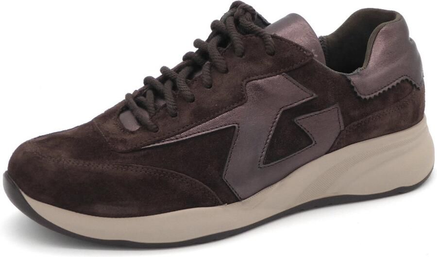 Durea Dames Veterschoen 6305-605-2210 Bruin Brons Wijdte H (37.5)