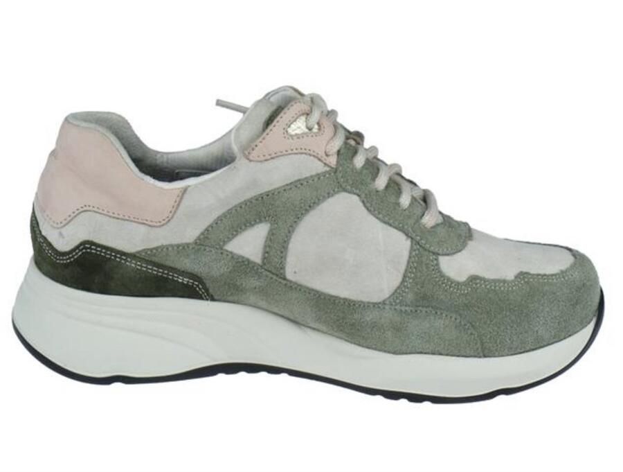 Durea 6283 609 0890 Groen M-Wijdte Veterschoenen