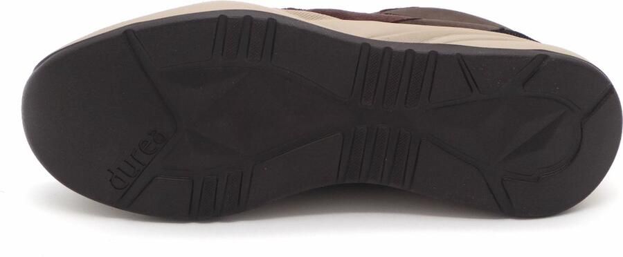 Durea Flex Dames Veterboot 9835-605-2365 Bruin Combi Wijdte H (41)