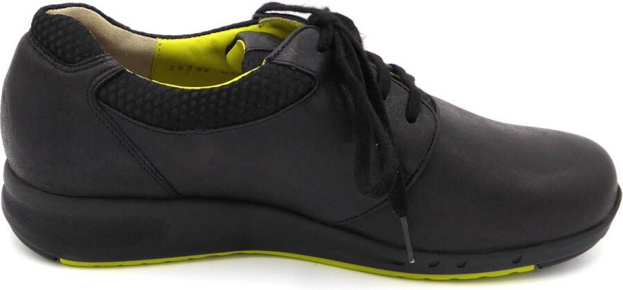 Durea Go Dames Veterschoen 6176-688-7039 Zwart- Wijdte K (36.5) - Foto 3