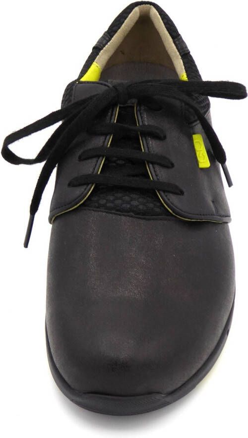 Durea Go Dames Veterschoen 6176-688-7039 Zwart- Wijdte K (36.5) - Foto 2