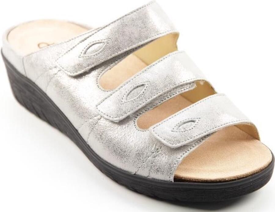 Durea Slipper 7369 044 Grijs 6683 Wijdte G - Foto 2