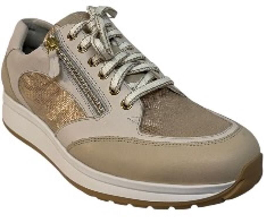 Durea Sneaker Beige metallic Kleur Beige)