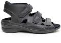 Durea 7272 wijdte H Sandalen - Zwart