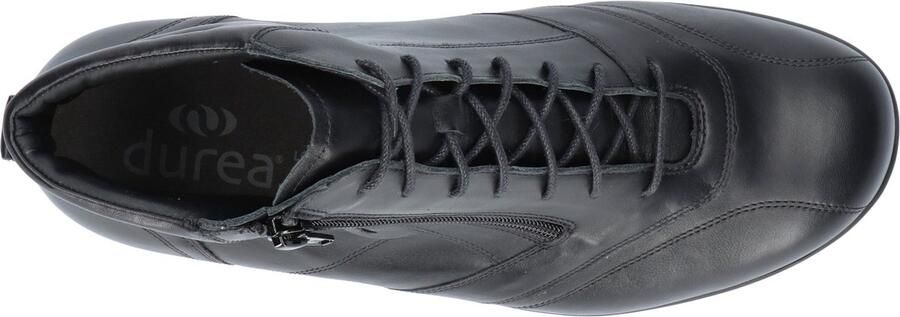 Durea 9605 K Hoge sneakersVeterlaarzenDames veterschoenenDames sneakersHalf-hoge schoenen Zwart - Foto 2