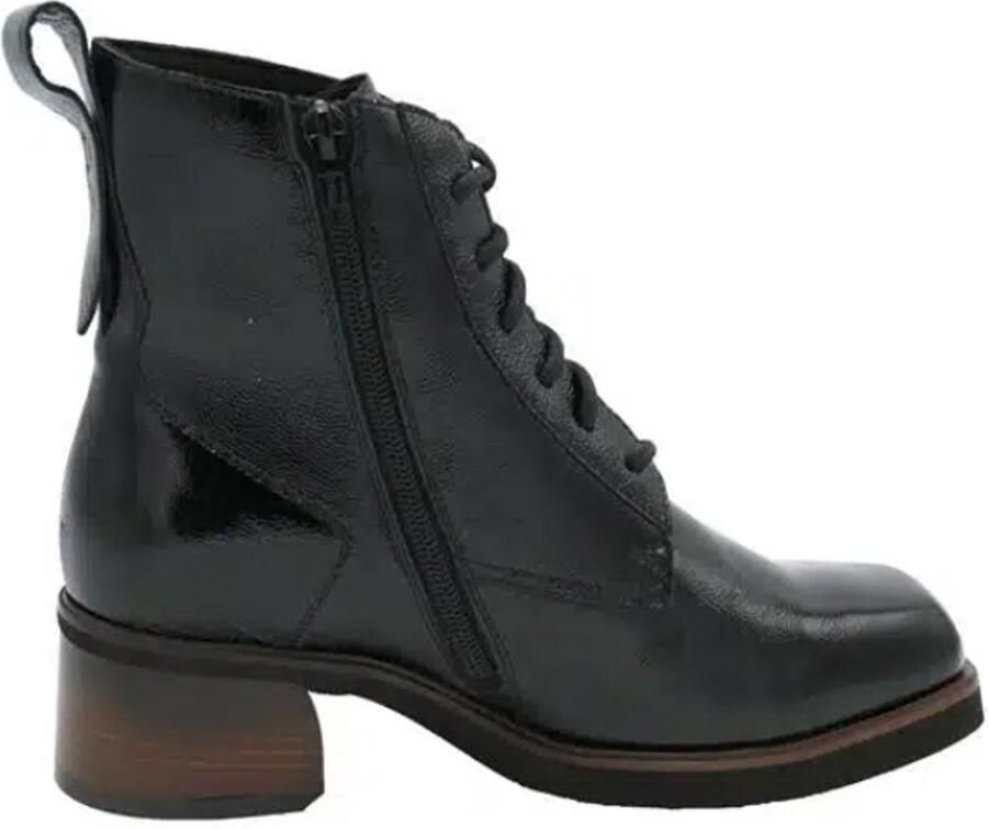 Durea 9813.825.4083-H dames veterboots gekleed (6) zwart