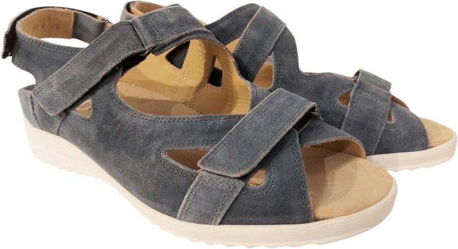 Durea Sandaal 7419 218 0864 Wijdte H Demin Blauw