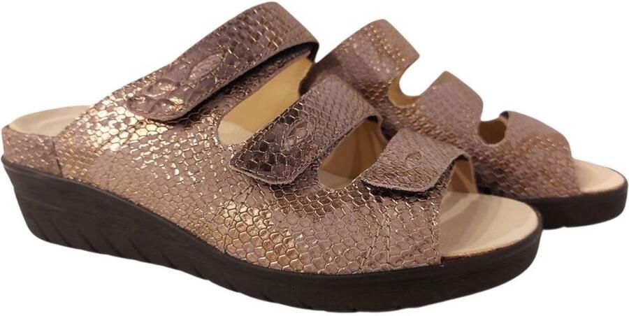 Durea Slipper 7369 047 1423 Taupe Wijdte J