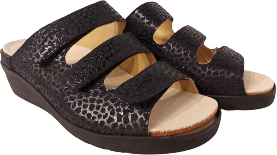 Durea Slipper 7369 047 2003 Blauw Wijdte J