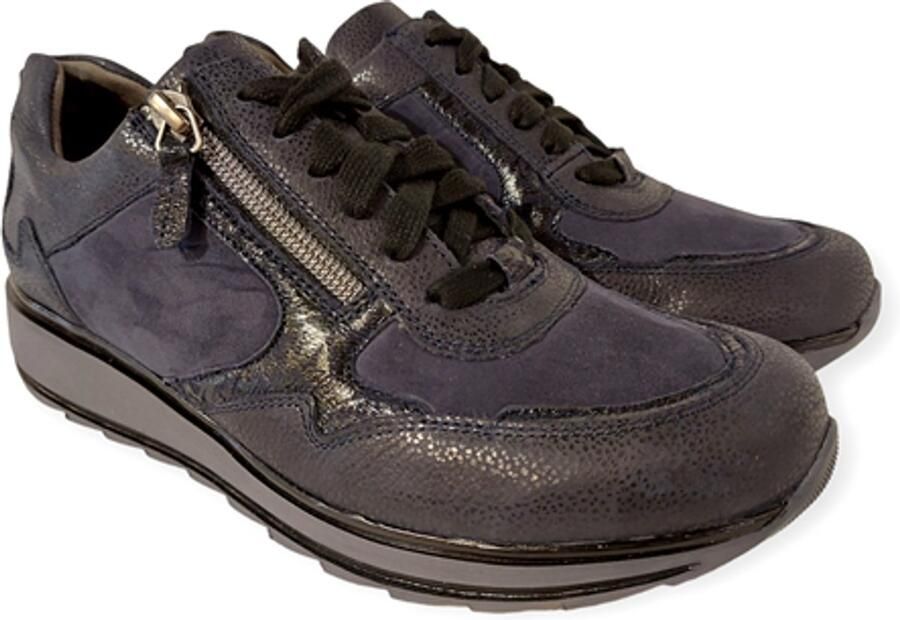 Durea Sneaker 6261 685 0596 Donkerblauw Wijdte H - Foto 2