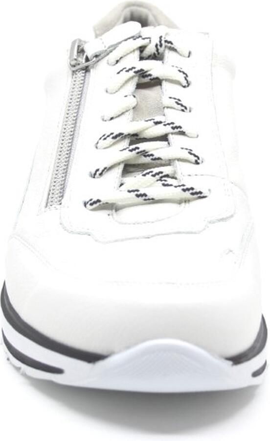 Durea 6263 682 9788 Witte smalle sneakers wijdte E - Foto 4