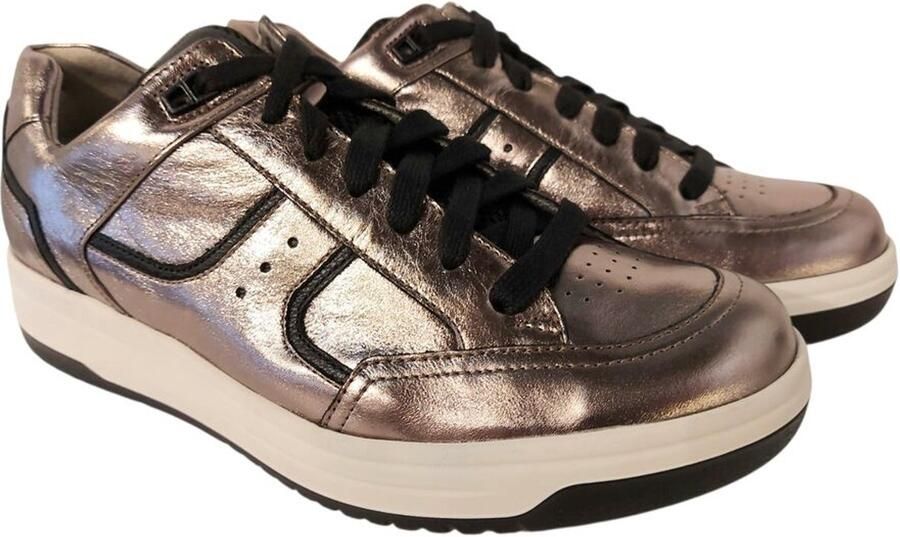 Durea Sneaker 6299 685 1807 Champagne Zwart Wijdte H