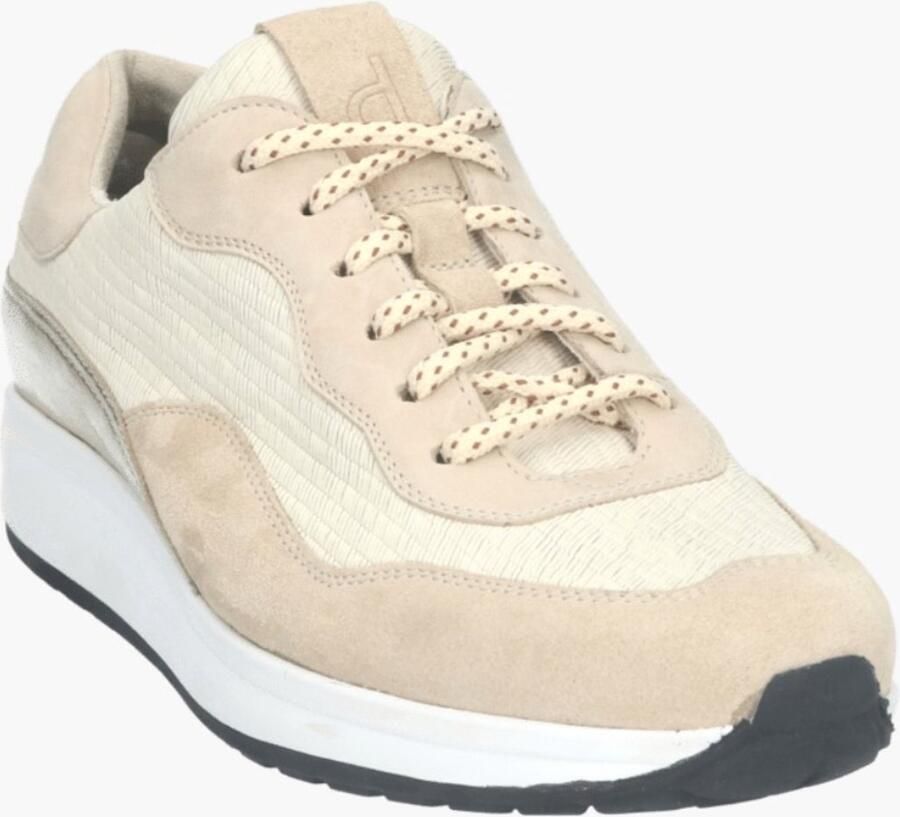 Durea Sneaker 6319 609 2047 Licht Taupe Ivoor Wijdte