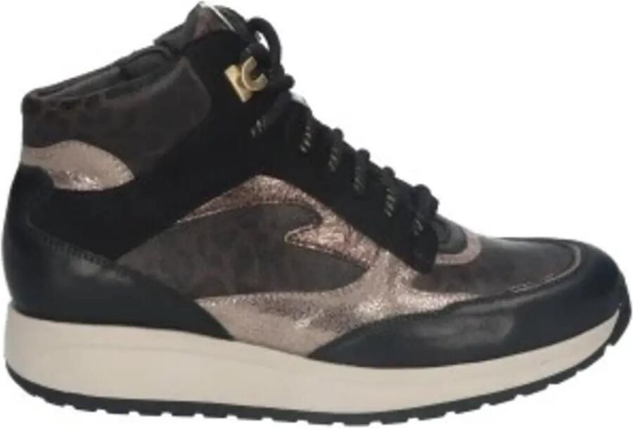 Durea Sneaker zwart smog taupe H Kleur Zwart)