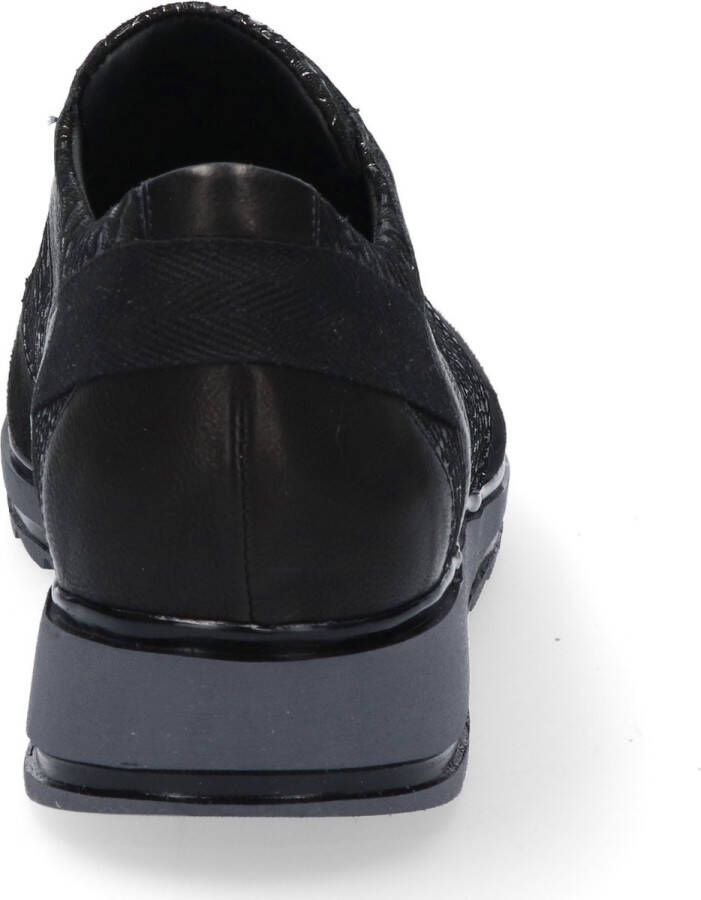 Durea Sneakers Dames Lage sneakers Damesschoenen Suède 6225 685 Zwart - Foto 2