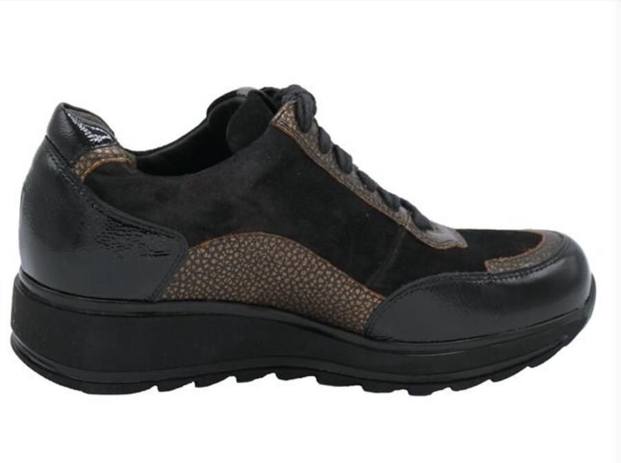 Durea 6263 685 1299 Black H-wijdte Veterschoenen - Foto 2