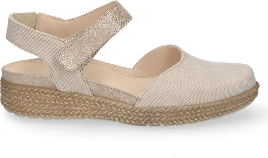 Durea Bandschoen 5924 575 2154 Licht Taupe Wijdte H - Foto 2