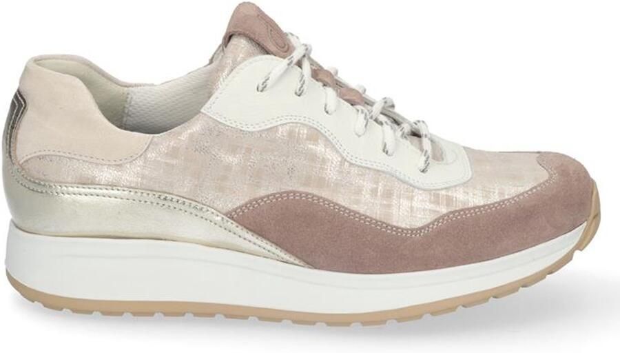 Durea taupe suède dames sneakers
