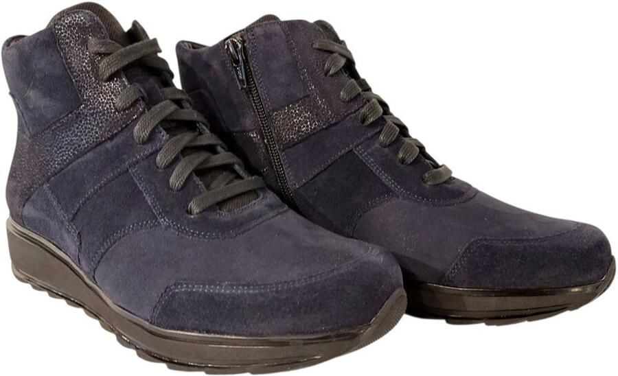 Durea Veterboot 9745 685 1904 Wijdte H Donkerblauw Zwart