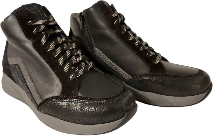 Durea Veterboot 9811 609 1343 Wijdte M Zwart Grijs