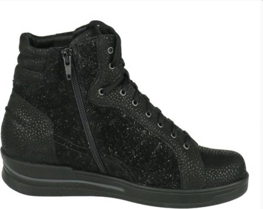 Durea 9702 288K+ Zwart K+ Wijdte Boots veter-boots