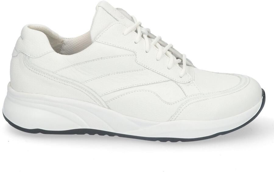 Durea witte leren dames sneakers Fleur