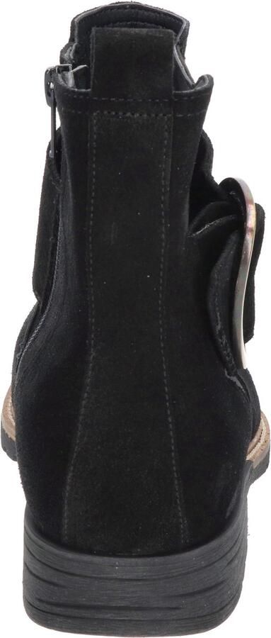 Durea Zwarte Enkellaarsjes Wijdte H - Foto 5