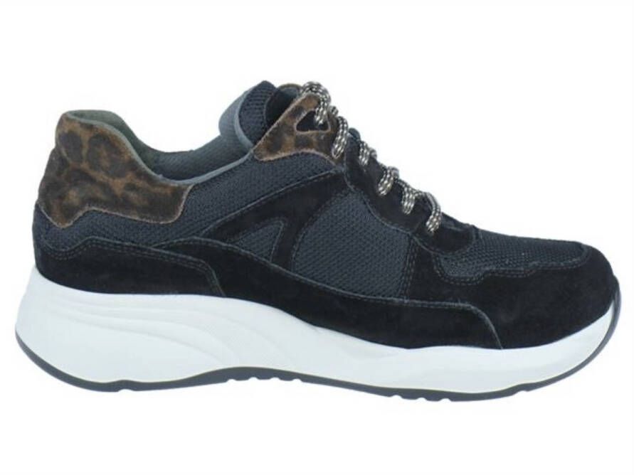 Durea 6283 608 1162 Black K-wijdte Veterschoenen