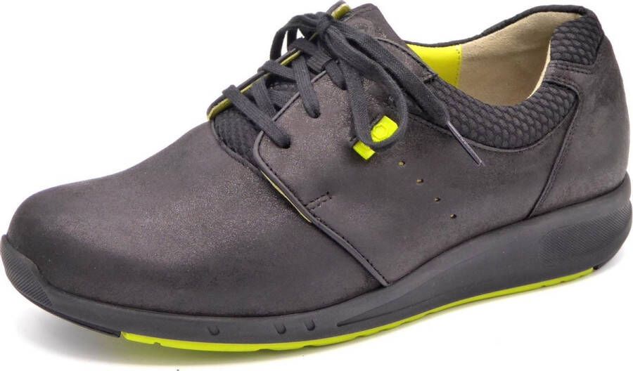 Durea Go Dames Veterschoen 6176-688-7039 Zwart- Wijdte K (36.5) - Foto 4